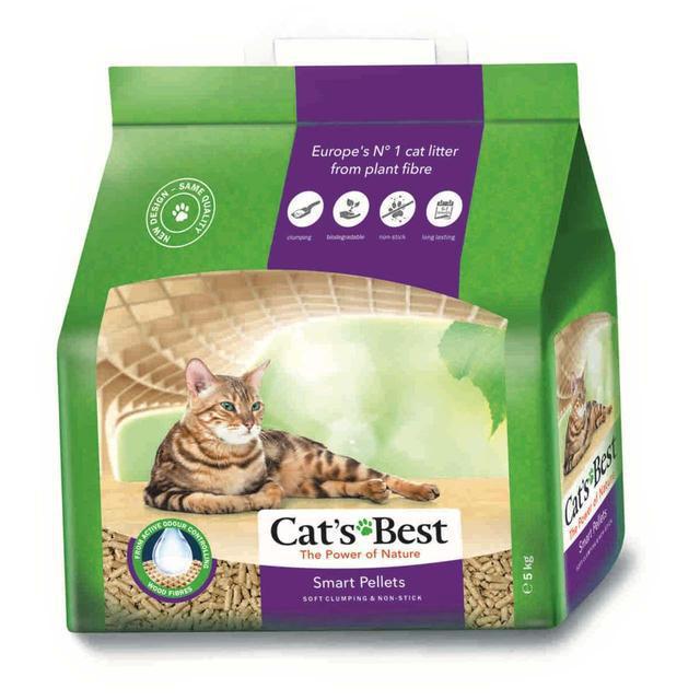 Cats Best (Кетс бест) Smart Pellets деревний наповнювач для котячого туалету 10л / 5 кг