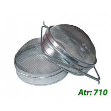 Двосекційний фільтр Д-150 мм н/ж опуклий