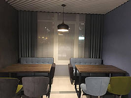 внутренний вид штор для ресторана ЖК Лико Град