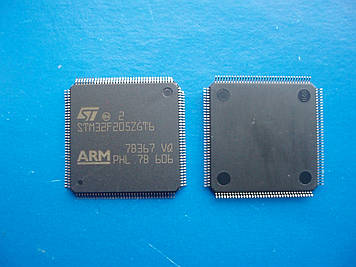 Мікроконтролер STM32F205ZGT6 QFP144 ARM Microcontrollers (MCU) 32 bit ARM Cortex M3 Connectivity 1024 Kb