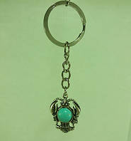 Брелок Рак Сріблення Бірюза / Брелок Рак Сріблення Бірюза 2x2 см