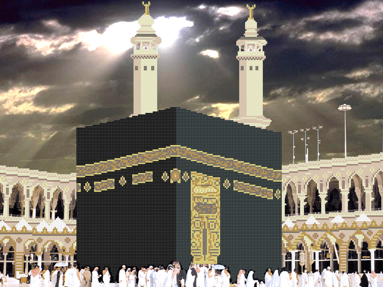 Мекка . Схема вишивки бісером, фото 1