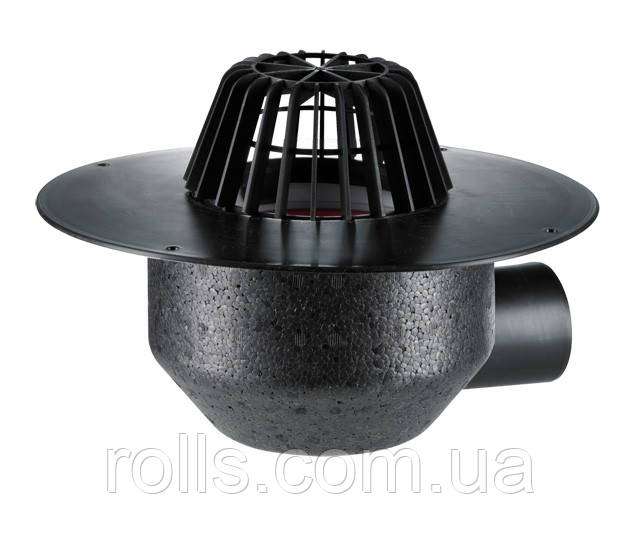 HL64F/1 Крихітна воронка DN110, горизонтальний випуск, з ПП-фланцем