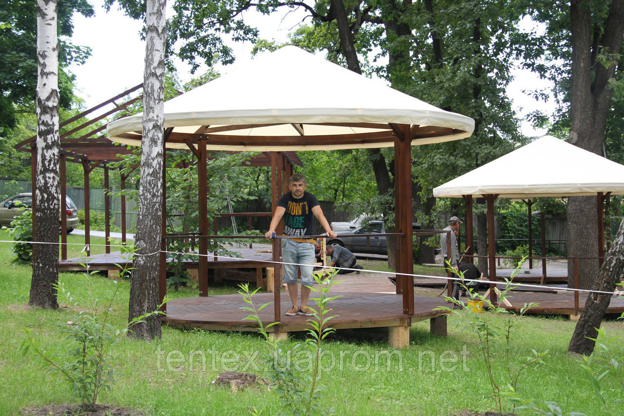 Тент на беседку любой геометрии. Высококачественный полиестер.: продажа ...