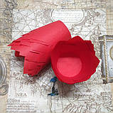 Паперові форми для кексів Тюльпан Червоні, фото 2