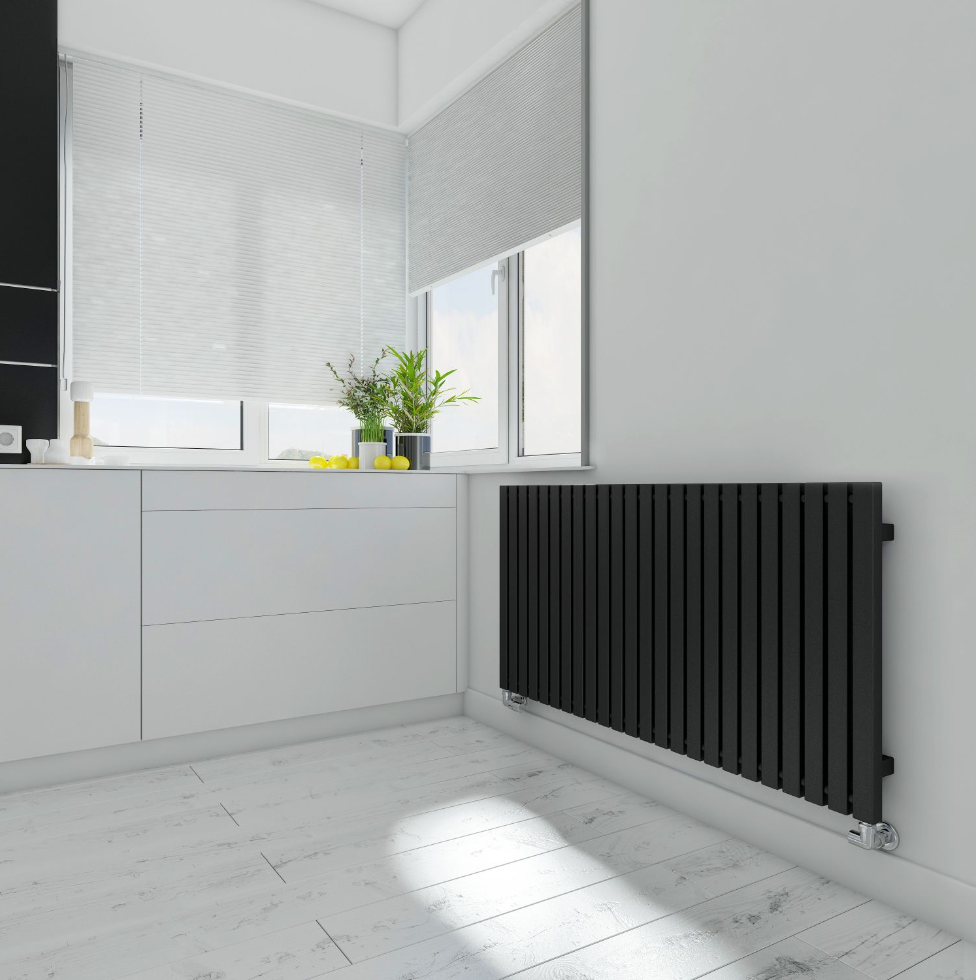 TERMA Горизонтальний радіатор TRIGA 560*1280, Black