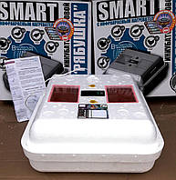 Инкубатор автоматический Рябушка Smart Turbo-48 цифровой с инфракрасным нагревателем