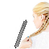 Пристосування для плетіння французької коси Sports Braider, сіре, фото 4