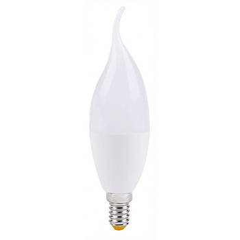 Лампа світлодіодна Feron 6W Е14 2700K 220V 520Lm LB-737 СF37 свічка на вітрі