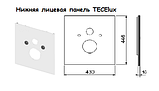 Модуль TECElux100 для підвісного унітазу, білі кнопки, фото 6