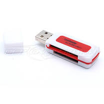 Універсальний кардридер 4 в 1 USB 2.0 SD/SDHC/DV/Micro SD/Mini SD/M2 Card Reader, фото 6