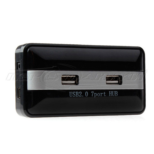 Активный USB 2.0 Hi-Speed HUB (хаб, разветвитель) на 7 портов с блоком питания - фото 2 - id-p506427150