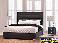 Ліжко двоспальне з мякою спинкою спальню Zevs-M Титан 140*190