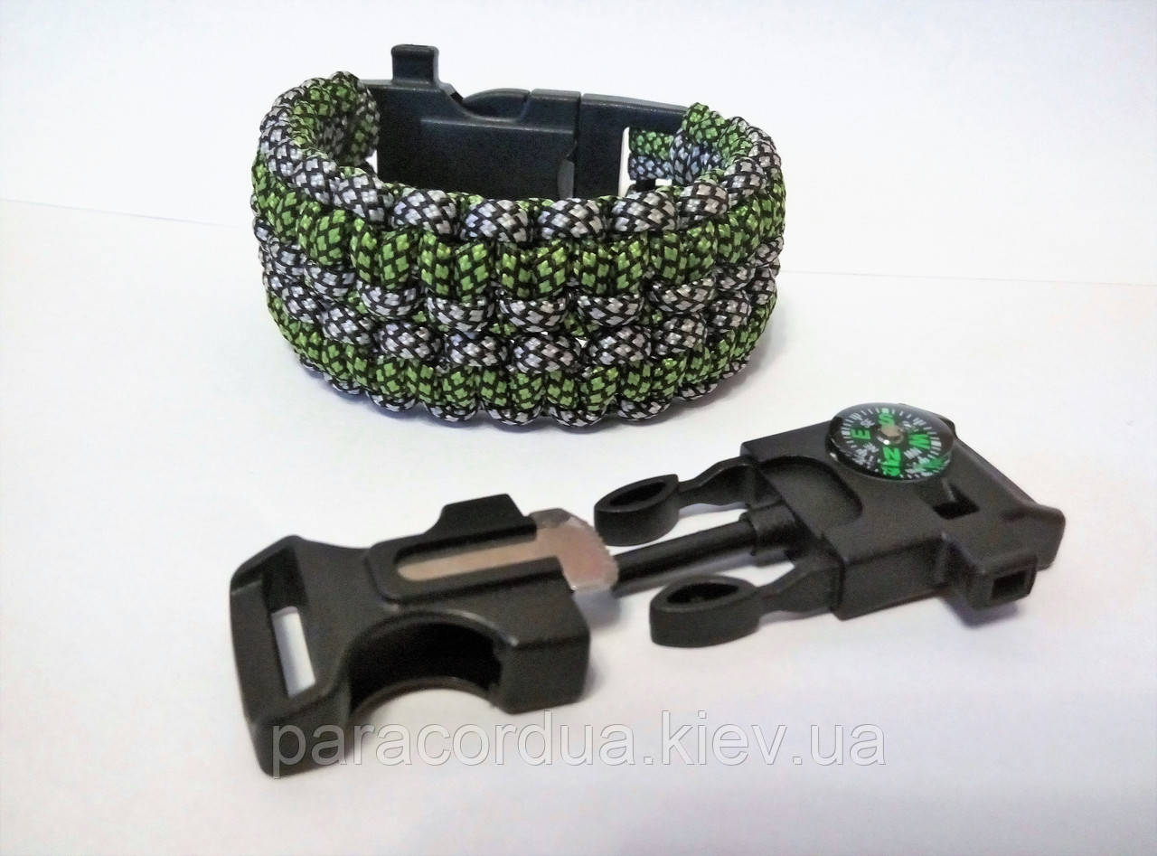 Браслет виживання з паракорда 5 в 1, Анаконда "Здвоєна кобра"