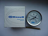 Термометр 1/2" 0-120C Грос Gross накладний із пружиною, фото 2