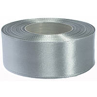 М'яка сатинова стрічка Преміум (38 мм) сірий