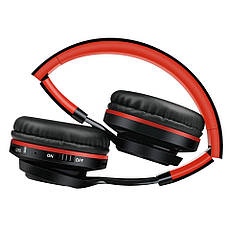 Навушники бездротові Sound Intone BT-06 Black-Red, фото 2