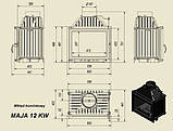 Каминна топка KRATKI MAJA 12 (кидка 15% на димоходи), фото 2
