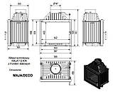 Каминна топка KRATKI MAJA 12 DECO, фото 2