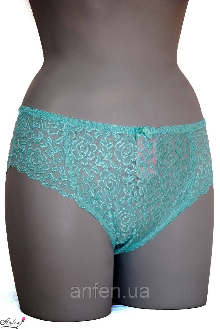 Стрейчеві трусики Anfen з ніжним мереживом