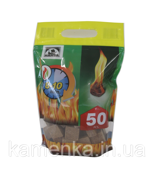 Розпалювач вогню Hansa в кубиках (50шт)