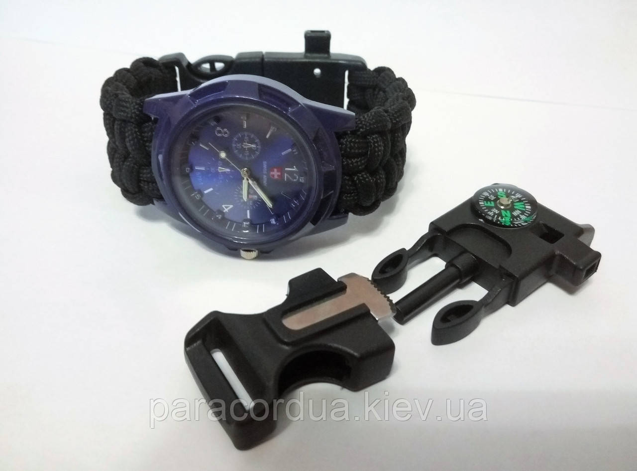 Часы Swiss Army ,браслет выживания 5 в 1,мужские