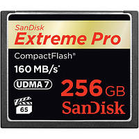 Карта памяти SanDisk 256GB Extreme Pro CompactFlash Memory Card (160MB/s)