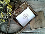 Дерев'яне паковання для світлин 10*15 і флешки, фото 7