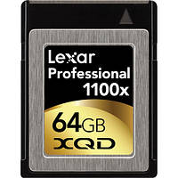 Карта памяти Lexar 64GB XQD Professional 1100x Memory Card
