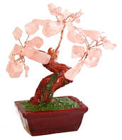 Статуетка Дерево з рожевого кварцу