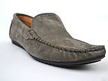 Акція Чоловічі мокасини сірі замшеві стильні весняна взуття Rosso Avangard Alberto Grey, фото 6