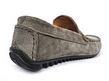 Акція Чоловічі мокасини сірі замшеві стильні весняна взуття Rosso Avangard Alberto Grey, фото 7