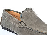 Акція Чоловічі мокасини сірі замшеві стильні весняна взуття Rosso Avangard Alberto Grey, фото 8