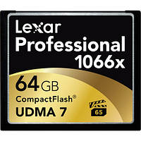 Карта памяти Lexar 64GB Professional 1066x Compact Flash Memory Card (UDMA 7)