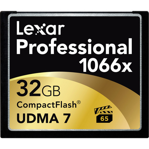 Карта пам' яті Lexar 32GB Professional 1066x Compace Flash Memory Card (UDMA 7), фото 1