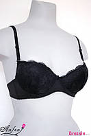 Бюстгальтер на кісточках зі знімною бретеллю — чорний 75С, 80C, 85C, 90C