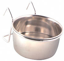 Trixie Миска Stainless Steel Bowl with Holder для птахів метал, підвісна, 0.15 л