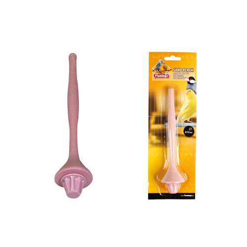 Жердинка Karlie-Flamingo Sand Perch Plastic для птахів піщана, 18х1,5 см