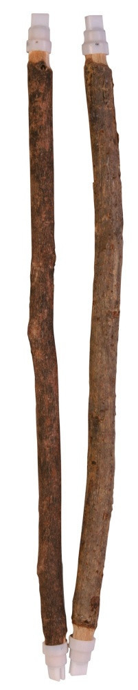 Жердочки Trixie Set of Perches для птахів дерев'яні 35 см, 2 шт