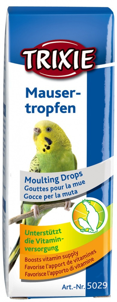 Краплі Trixie Moulting Drops для птахів під час линьки, 15 мл