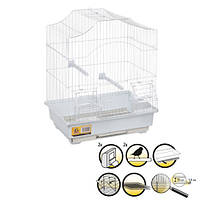 Клітка Karlie-Flamingo Lampung для птахів біла, 30х22,5х38 см