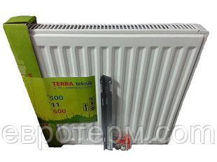 Сталевий радіатор Terra teknik 11k 500*1100 бокове підключення
