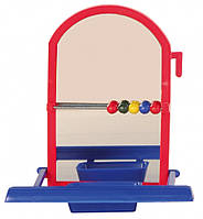 Дзеркало Trixie Landing Mirror для птахів з годівницею, 8 см