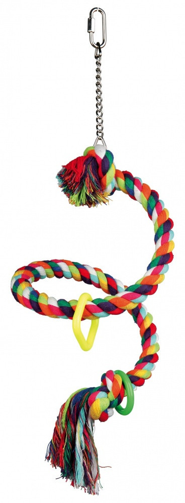 Канат Trixie Spiral Rope Perch для птахів з кільцями, 50 см