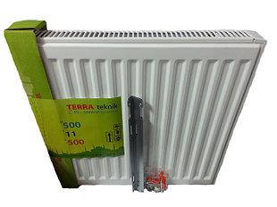 Сталевий радіатор Terra teknik 11k 500*500 бокове підключення