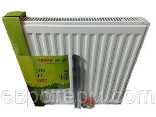 Сталевий радіатор Terra teknik 11k 500*1400 бокове підключення