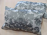 Комплект декоративних подушок Firanka Damask 43х26см 2шт сірі (п_0423), фото 3