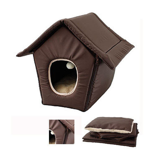 Будиночок-трансформер Karlie-Flamingo Cosy Cottage Brown, 40x40x25 см