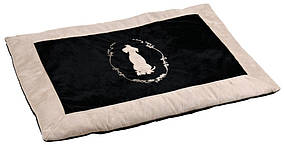 Килимок Trixie King of Dogs Blanket плюш і поліестер, чорно-бежевий, 100х70 см