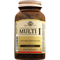 Мульти-1 таблетки,30 шт., Согар/Solgar